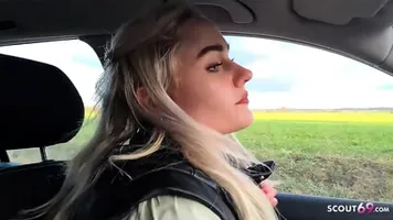 German Blonde Hitchhiker Teen Seduce To Fuck In Car By Stranger(1080p).mp4