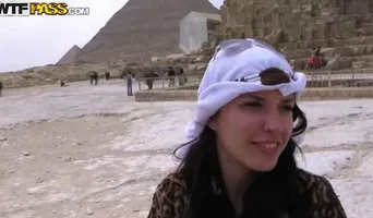 Pussika&steff Day 4 Blowjob Near The Pyramids Real Public ...