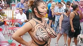 Big Boob bodypainting 001