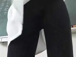 A Sexy Teacher with Panty Stokings