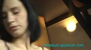 Amateur czech girl Dana - lapdance, fingering and blow job