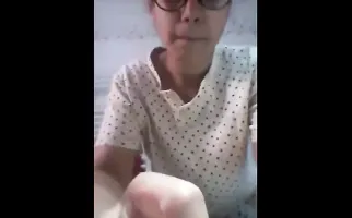 Arab wife in front of husband 3