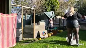 BBW Homework in Pantyhose