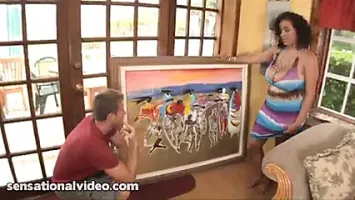 Beautiful big breasted lady