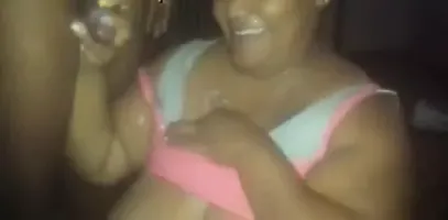 Big Gurl vs  2 dicks facial