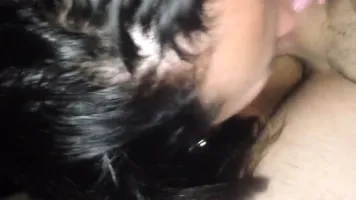 Big tits amateur brunette blow job