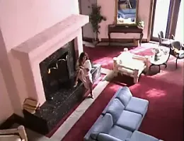 British MILF Nici Stirling gets fucked in front of the fire