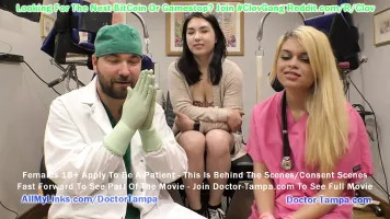 $Clov Mina Moon Gets Mandatory Gyno Exam By Doctor Tampa