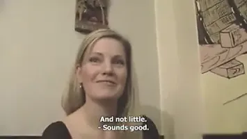 Czech milf gets fucked in bathroom of a  pub