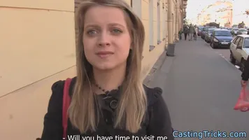 Eurobabe banged hard at fake casting