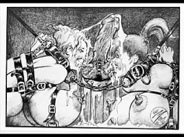 giant rope tied breast bdsm