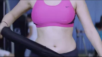 Hansika Sexy Fap Workout