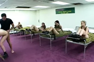 Hardcore Gang bang at the Boot Camp