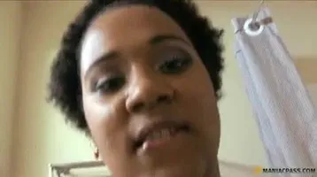 High-heeled black fatty fucked