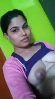 Indian wife boob show and fingering her pussy