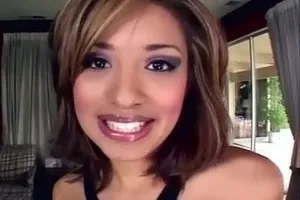 Jasmin fucking in fishnet lingerie and high heels