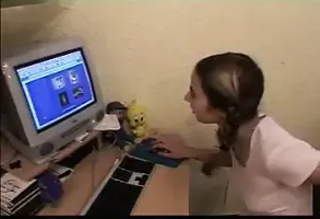 Lesbian Aunt is a Computer Expert