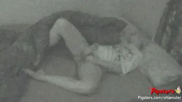 Midnight Masturbation Session Caught on Hidden Cam
