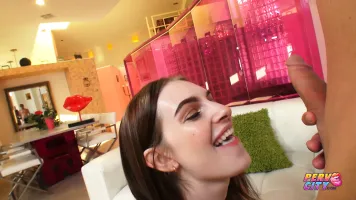 PervCity redhead teen Maya Kendrick deepthroat