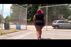 Phat Black Ass Goes to the Basketball Court
