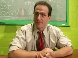 Pigtailed teen cutie in stockings fucked on a desk