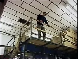 Pretty Blonde Boss harasses stock boys