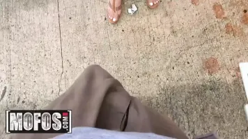 Publick Pickups - Mila Marx - Curvy Blonde Rides Dick In Gar