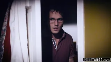 PURE TABOO Teen Cum-Addict Begs StepBro for Double Creampie