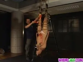 Race queen in bondage