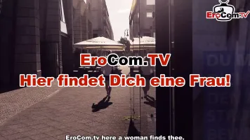 REAL ONLINE SEXDATE - German couple on romantic date – big tits