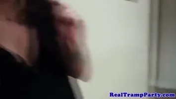 Real partying roommates getting pussyfilled