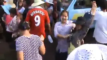 Thailand village girls sizzling dance in public- Part-2