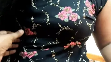 Touching Boobs and Fucking with Busty lady