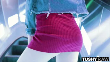 TUSHYRAW Beautiful Latina Gapes and Gapes Some More