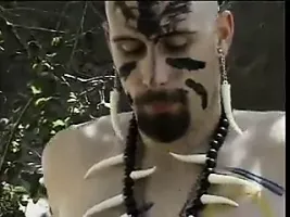 White man fucking African princess in her ass