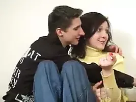 Young Couple Invite Their Buddy MC169